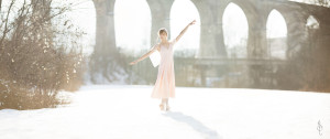 La ballerina nella neve
