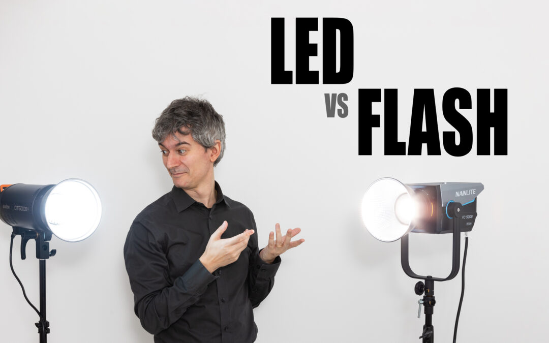 Led vs flash: vantaggi e svantaggi delle luci continue rispetto ai flash